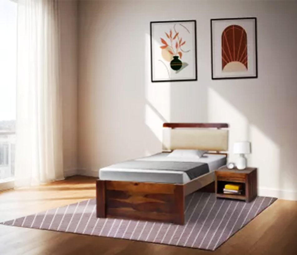 Single Bed elegant Wooden